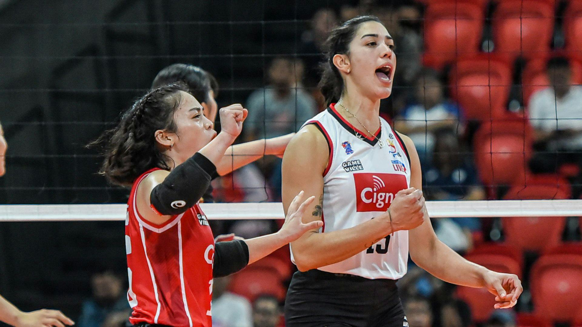 PVL: Cignal’s MJ Perez, Dawn Catindig bank on championship experience ahead of battle for Invitational Conference title